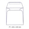 ENVELOP VIERKANT 140 x 140 mm - Gegomd - 100 gr