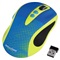 MOUSE WIRELESS USB OPTICAL " Knallbunt " Geel