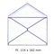 ENVELOP DIN C6 - Zonder Venster Gegomd - 80 gr