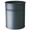 PAPIERBAK METAAL ROND - 15 Liter - Antraciet