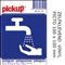 PICKUP VINYL STICKER  " Handen wassen verplicht "