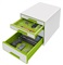 LADENBLOK WOW CUBE - Wit / Metallic lichtgroen
