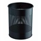 PAPIERBAK METAAL ROND - 15 Liter - Zwart