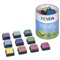STEMPELKUSSEN 30 x 30 mm - Set 10 rainbow