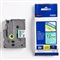 P-TOUCH TZE TAPE - 12 mm - Zwart / Groen