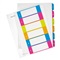 INDEX 1-6 - PVC + PRINTINDEX - Wow colors