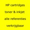 Alle HP cartridges toner & inkjet