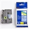 P-TOUCH TZE TAPE - 12 mm - Zwart / Blauw