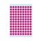ETIKETTEN Dia. 8 mm - Fuchsia roze