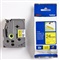 P-TOUCH TZE TAPE - 24 mm - Zwart / Geel