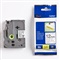P-TOUCH TZE TAPE - 12 mm - Zwart / Transparant