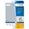 ETIKETTEN ZILVERFOLIE - Ft. 63.5 x 29.6 mm