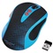 MOUSE WIRELESS USB OPTICAL " Knallbunt " Blauw