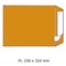 ZAK-ENVELOP BRUIN - Ft. 230 x 310 mm - STRIP
