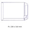 ZAK-ENVELOP WIT - Ft. 230 x 310 mm - STRIP