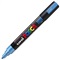 POSCA MARKER WATERVERFSTIFT - PC5M - Blauw metal.