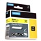 DYMO RHINO TAPE - NYLON 24 mm - Zwart op Geel