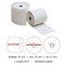 PAPIERROL 76 mm / 70 / 12  -  Lengte 46 M