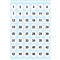 ETIKETTEN Dia. 12 - Nrs. 1 tot 240