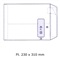 ZAK-ENVELOP WIT - Ft. 230 x 310 mm + VENSTER
