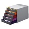 LADENBLOK " VARICOLOR 5 " - Grijs / Multicolor