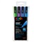 POSCA MARKER - PC3M - Set 4 glitter kleuren donker