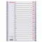 INDEX A-Z - Polyprop - GRIJS - Din A4 + Voorblad