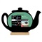 SECURIT KRIJTBORD SILHOUETTE - TEAPOT