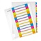 INDEX 1-12 - PVC + PRINTINDEX - Wow colors