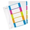 INDEX 1-5 - PVC + PRINTINDEX - Wow colors