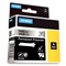 DYMO RHINO - POLYESTER 9 mm - Zwart op Metallic