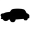 SECURIT KRIJTBORD SILHOUETTE WALL - CAR