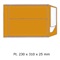 ZAK-ENVELOP MET BALG - Ft 230 x 310 x 20 mm