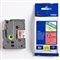 P-TOUCH TZE TAPE - 12 mm - Zwart / Rood