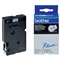 P-TOUCH TC TAPE - 12 mm - Zwart / Transparant