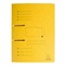 MAP 3 KLEPPEN " Punchy folder " - A4 - Geel