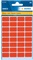 ETIKETTEN Ft. 12 x 19 mm - Rood