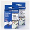 P-TOUCH TZE TAPE - 18 mm - Zwart / Wit