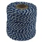 TOUW KATOEN BLAUW/WIT - KLOS 50 GR