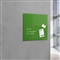 GLAS MAGNEETBORD - 480 x 480 mm - Groen