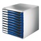 LADENBLOK LEITZ 10 BLAUWE LADEN / GRIJS