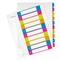 INDEX 1-10 - PVC + PRINTINDEX - Wow colors