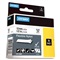 DYMO RHINO TAPE - NYLON 12 mm - Zwart op Wit