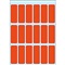 ETIKETTEN Ft. 12 x 34 mm - Rood