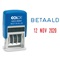 STEMPEL MINI "BETAALD + DATUM"