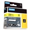 DYMO RHINO TAPE - NYLON 12 mm - Zwart op Geel