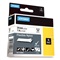 DYMO RHINO TAPE - NYLON 24 mm - Zwart op Wit