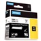 DYMO RHINO - POLYESTER 9 mm - Zwart op Transpar.