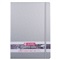 SCHETSBOEK - A4 Portrait - Shiny Silver