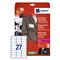 ETIKETTEN BADGE - 63.5 x 29.6 mm